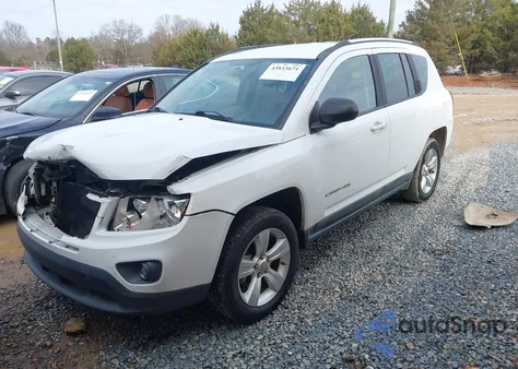 2012 Jeep Compass Sport from USA, damaged, VIN 1C4NJCBA2CD504136